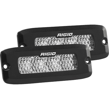 Rigid Industries RIGID Industries SR-Q Series PRO Spot Diffused LED - Flush Mount - Pai 925513BLK